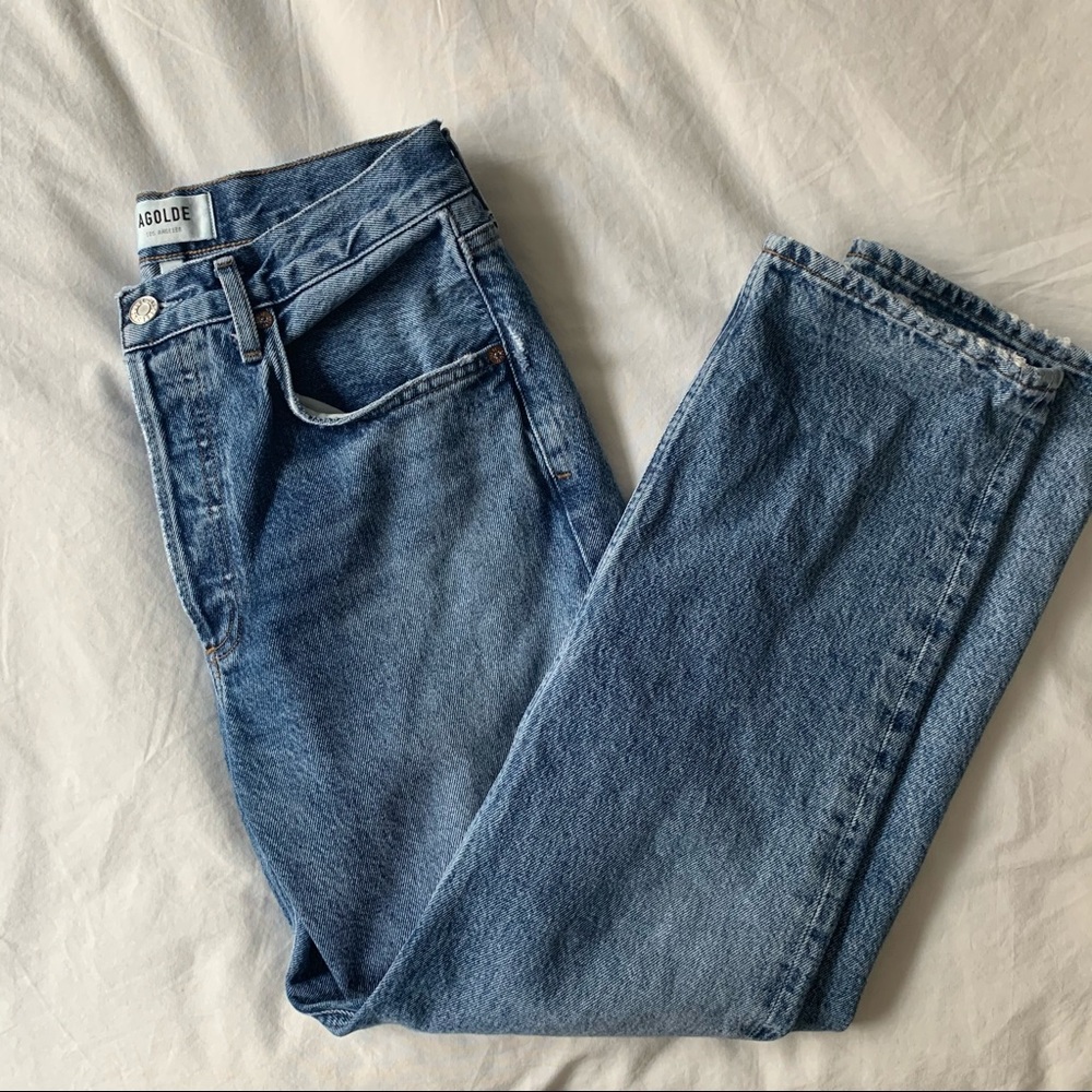 Agolde Ripley Denim Jeans in Forfeit